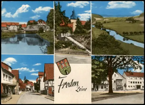 Ansichtskarte Freden (Leine) Stadtteilansichten Mehrbild 1976