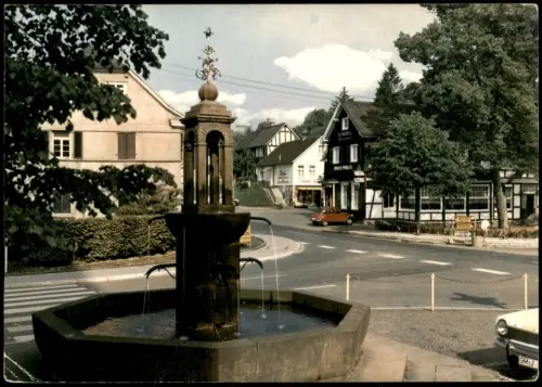 Ansichtskarte Wiehl Am Rathausbrunnen 1970