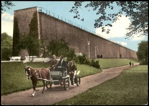 Bad Rothenfelde Altes Gradierwerk Pferdekutsche Colorfotokarte 1969