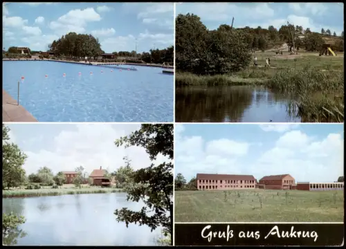 Ansichtskarte Aukrug 4 Bild Stadtansichten 1978
