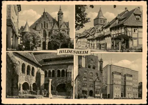 Ansichtskarte Hildesheim Rathaus Lappenberg 4 Bild 19662