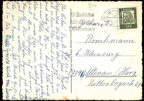 Ansichtskarte Hildesheim Rathaus Lappenberg 4 Bild 19662