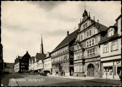 Ansichtskarte Hameln Osterstraße - Fotokarte 1962