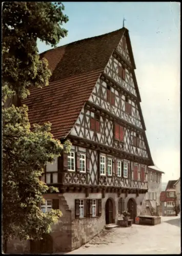 Vaihingen an der Enz Straßen Partie Haus Ansicht in Enzweihingen 1978
