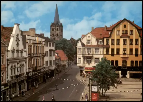 Ansichtskarte Herford Alter Markt und Münsterkirche 1980