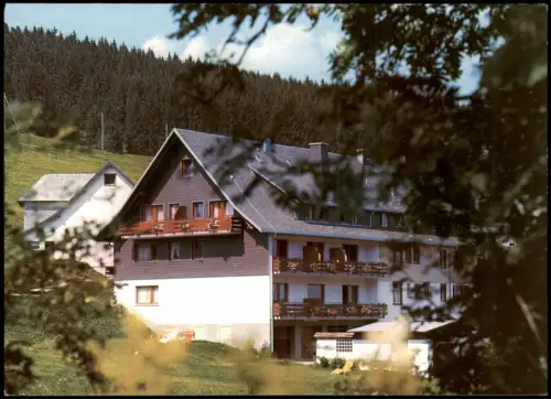 Ansichtskarte Lenzkirch Grüner Baum Gasthaus Pension O. T. Raitenbuch 1990