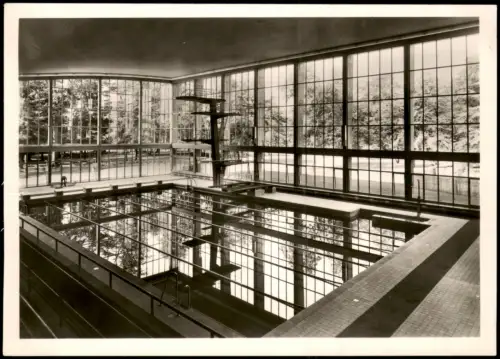 Ansichtskarte Karlsruhe Tullabad (Hallenbad) 1970