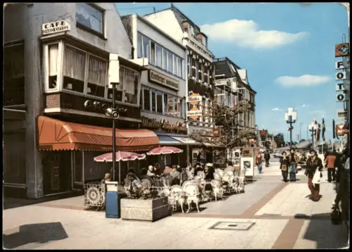 Ansichtskarte Heide (Holstein) Fußgängerzone Friedrichstraße 1982