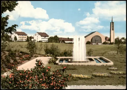 Ansichtskarte Bad Soden-Salmünster Neubauten Kirche 1969