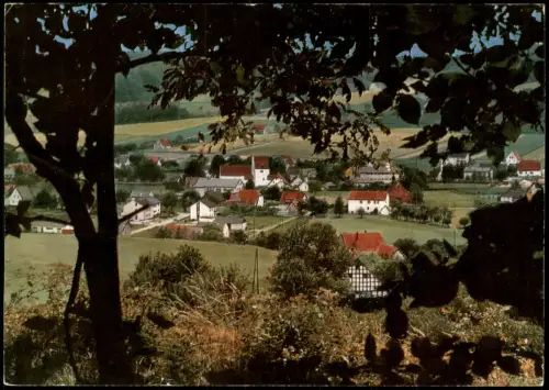 Ansichtskarte Börninghausen Blick auf die Stadt 1980