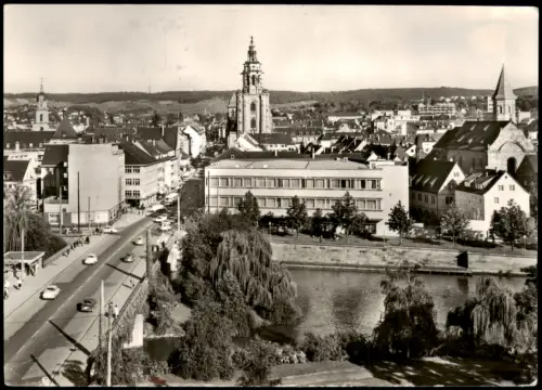 Ansichtskarte Heilbronn Panorama-Ansicht, Stadt-Ansicht 1968