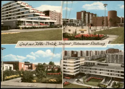 Ansichtskarte Brück-Köln Konrad-Adenauer-Siedlung 4 Bild 1972