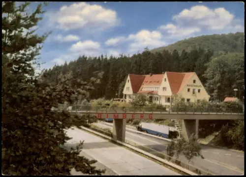 Ansichtskarte Bad Hersfeld Autobahn-Rasthaus Rimberg 1971