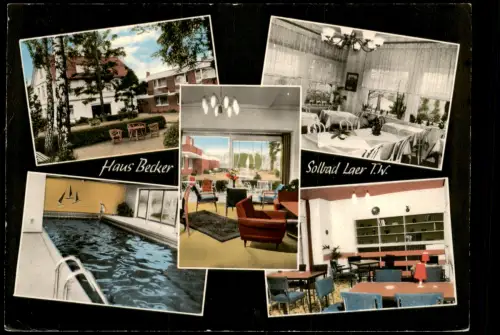 Ansichtskarte Bad Laer Mehrbild Haus Becker Teutoburger Wald 1972