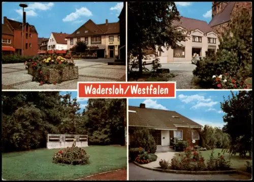 Ansichtskarte Wadersloh Denkmal Plätze Haus - Westfalen 1971