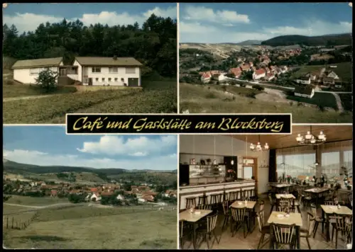 Ansichtskarte Roßbach-Witzenhausen 4 Bild Cafe am Blocksberg 1966