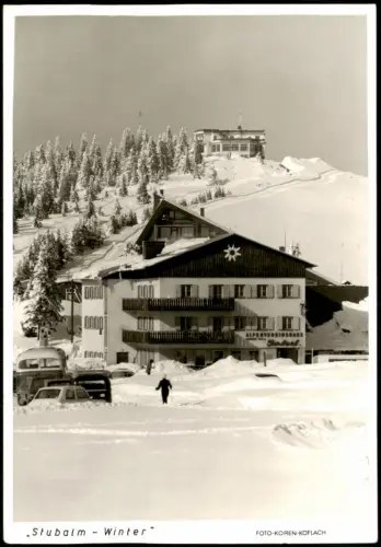 Ansichtskarte Salla-Maria Lankowitz Alpengasthof Plankogel-Gaberl Winter 1963