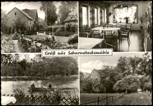Ansichtskarte Scharnebeck Scharnebeckmühle mit Gastraum 4 Bild 1971