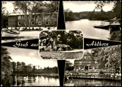 Ansichtskarte Ahlhorn-Großenkneten Blockhaus Opfertisch Restaurant MB 1973