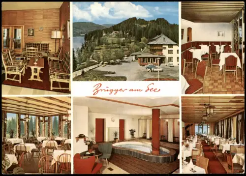 Ansichtskarte Titisee-Neustadt Gasthaus Brugger am See Mehrbild 1978