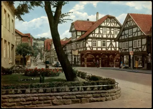 Ansichtskarte Rotenburg a. d. Fulda Steinweg - Geschäfte 1978