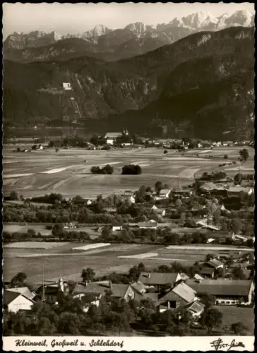 Ansichtskarte Kochel am See Kraftwerk Walchensee Kleinweil Schlehdorf 1967