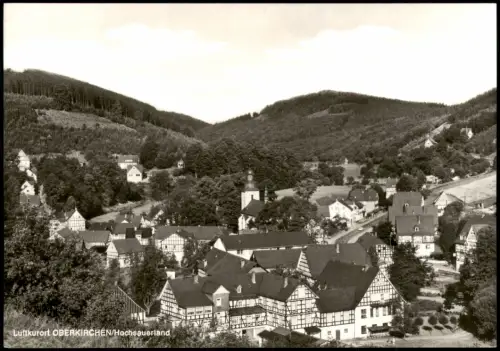 Oberkirchen-Schmallenberg Ort mit Fachwerkhäusern Fotokarte 1968