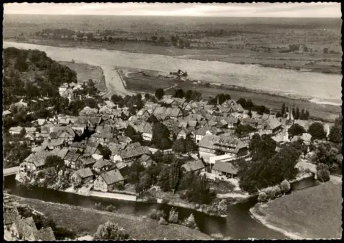 Ansichtskarte Hitzacker (Elbe) Luftbild Luftaufnahme 1957