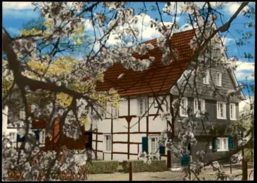 Ansichtskarte Haan Altes Bergisches Bauernhaus 1987/1975