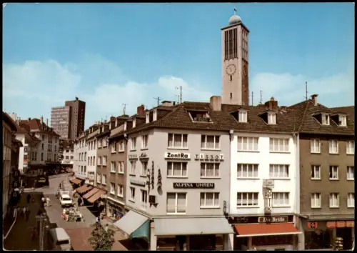 Ansichtskarte Solingen Straßen-Ansicht, Blick i.d. Fußgängerzone 1987/1975