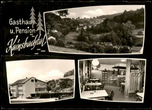 Ansichtskarte Ober-Kainsbach Gasthaus und Pension 3 Bild 1971