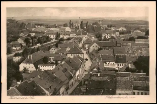 Ansichtskarte Kamenz Kamjenc Pulsnitzer-Straße 1924