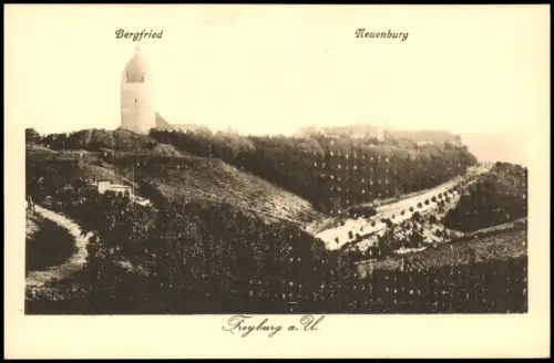 Ansichtskarte Freyburg (Unstrut) Neuenburg Bergfried 1922