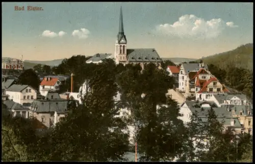 Ansichtskarte Bad Elster Stadtpartie 1914