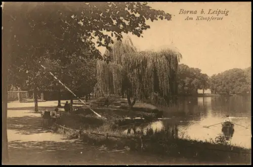Ansichtskarte Borna Am Kämpfersee 1920