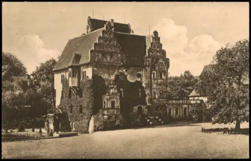 Ansichtskarte Heynitz-Nossen Schloß 1920