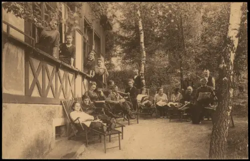 Geising-Altenberg (Erzgebirge) Menschen Genesungsheim OK Meißen 1921