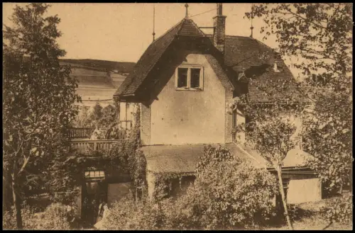 Ansichtskarte Geising-Altenberg (Erzgebirge) Genesungsheim - Rückseite 1921