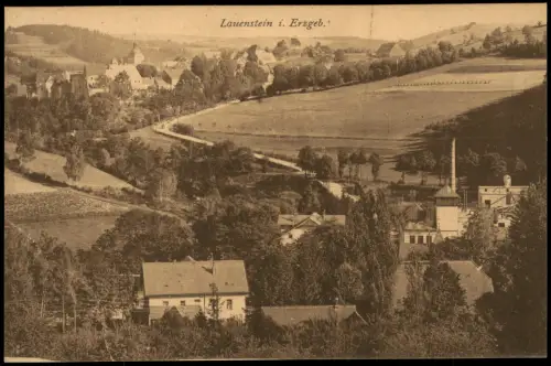 Ansichtskarte Lauenstein (Erzgebirge)-Altenberg (Erzgebirge) Ortspartie 1922