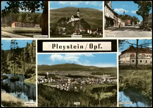 Pleystein   Schullandheim Kreuzberg Marktplatz Zottbachtal Zottbachhaus 1970