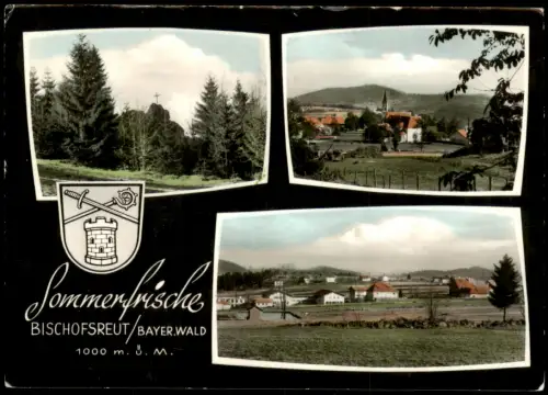 Bischofsreuth-Königstein (Oberpfalz) Mehrbildkarte mit 3 Ortsansichten 1971