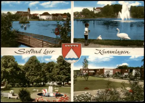 Ansichtskarte Bad Laer Mehrbildkarte mit Ortsansichten Kuranlagen 1965