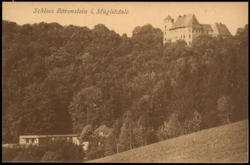 Bärenstein-Altenberg (Erzgebirge) Schloss Bärenstein - Haus im Tal 1922