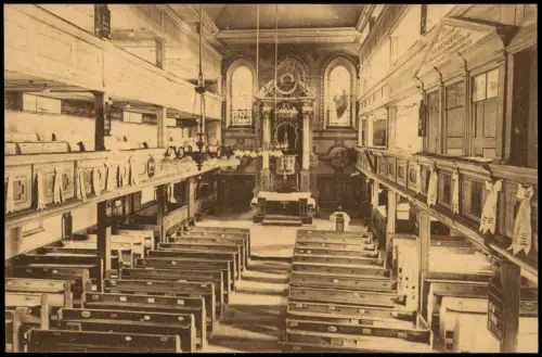 Ansichtskarte Nossen Kirche Altar 1922