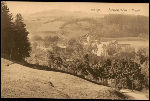 Lauenstein (Erzgebirge)-Altenberg (Erzgebirge) Blick ins Tal auf den Ort 1922