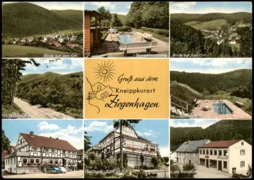 Ziegenhagen-Witzenhausen  Wassertretstelle Gasthaus  Wassertretstelle 1972