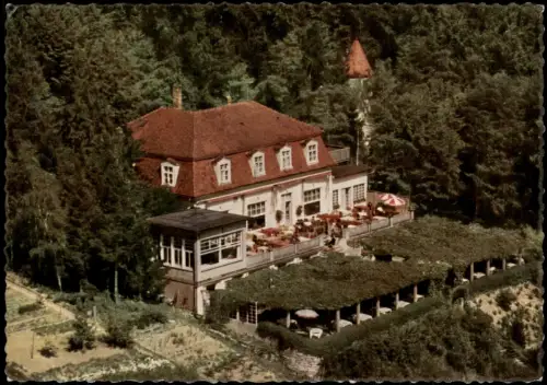 Bad Mergentheim Haus der gepflegten Gastlichkeit Terrassenkaffee Waldeck 1965