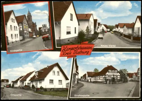 Harpertshausen-Babenhausen Hessen Bawehause   Neues Viertel Kirche Straße 1965