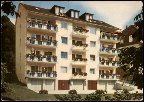 Ansichtskarte Bad Kissingen Hotel Hanseat (Außenansicht) 1969