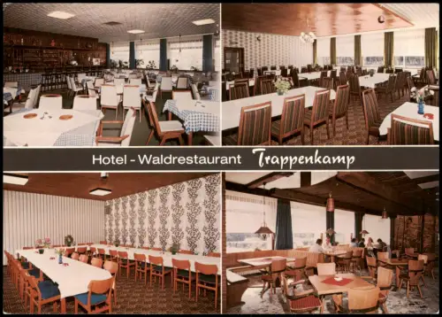 Trappenkamp Hotel-Waldrestaurant TRAPPENKAMP 4 Innenansichten 1970